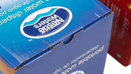 Caja de cartón de embalaje de papel de cartón corrugado reciclado impreso con logotipo personalizado